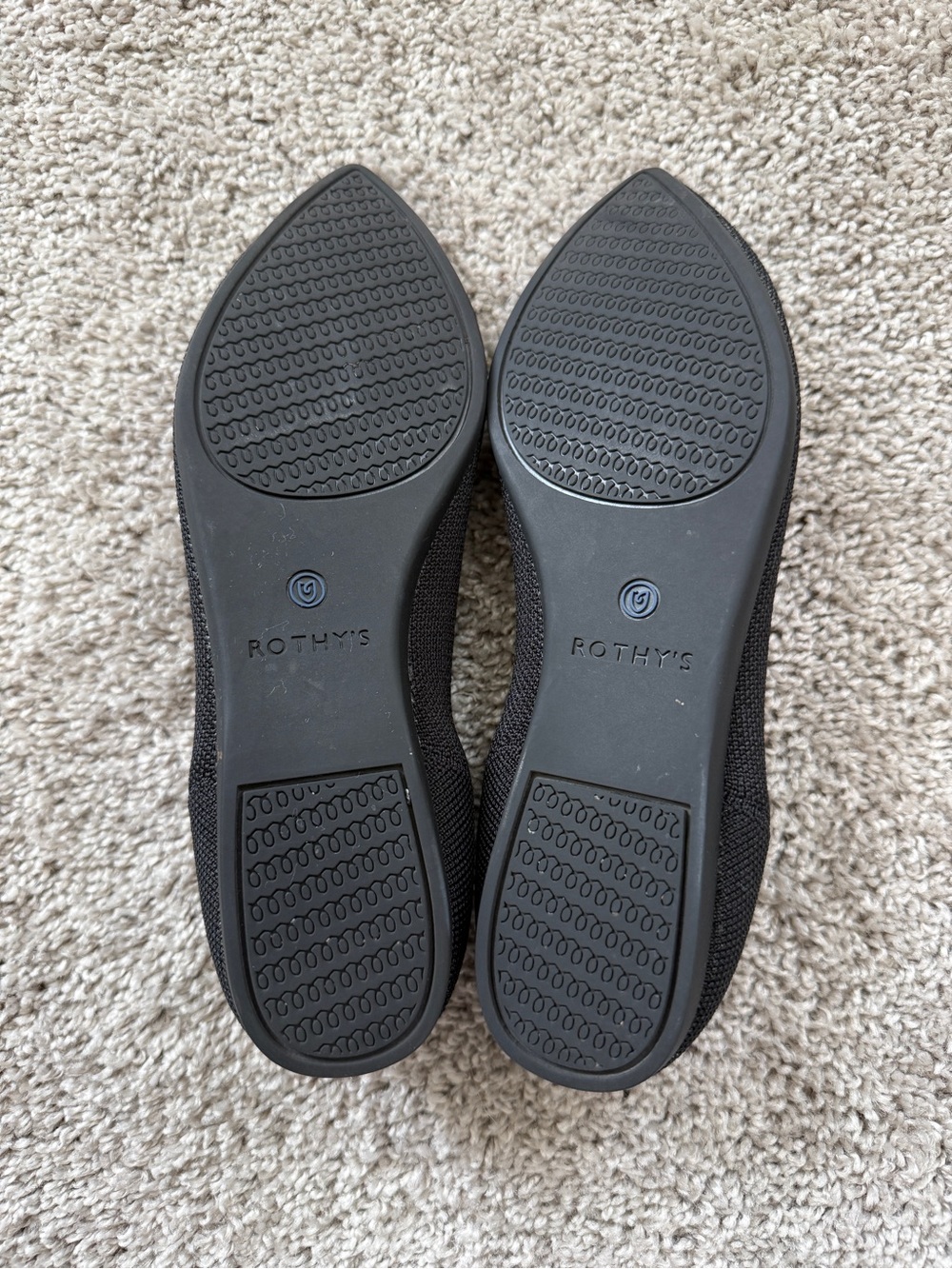 Rothy’s Flats Black Size 6 - Picture 2 of 2